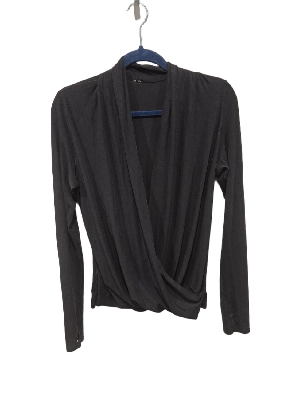 Lululemon Radiant Long Sleeve Wrap Top Black